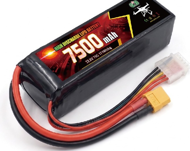 7500 mAh High-Discharge LiPo
